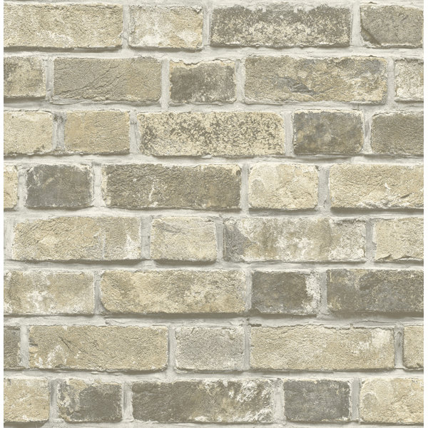 Millwood Pines Bryanna Peel & Stick Brick Wallpaper & Reviews Wayfair